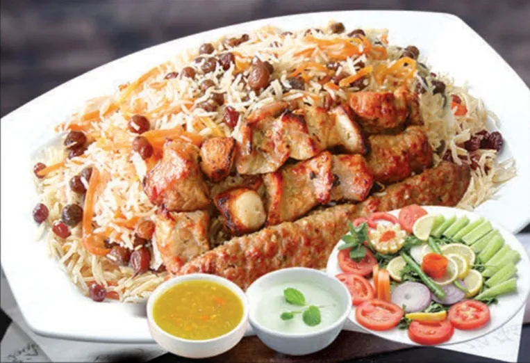 Afghan Mix Grill With Pulao