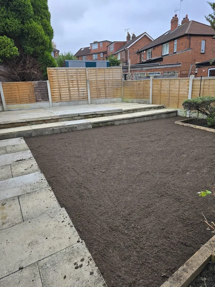 Grass before