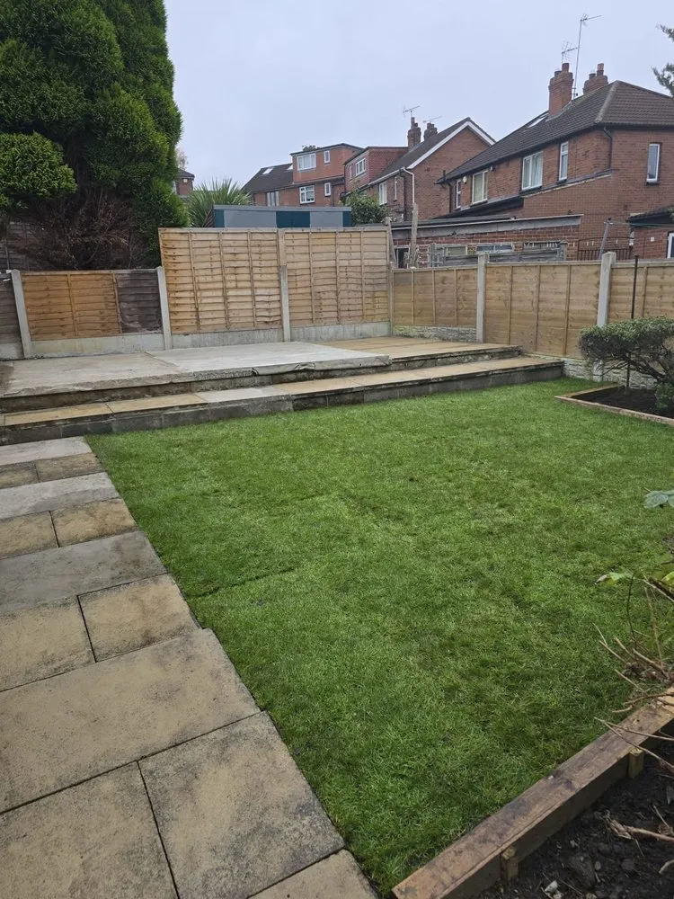 Grass after