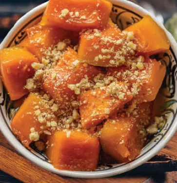 Turkish Pumpkin with walnut